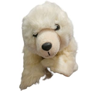 Wild Republic Soft & Cuddly  White Plush Stuffed Animal Realistic  Polar Bear 9"
